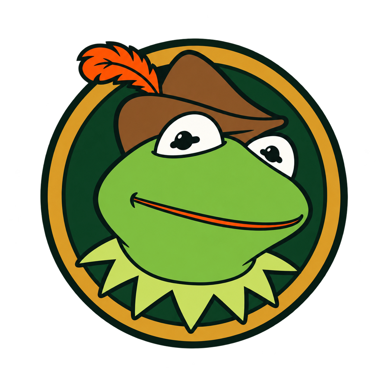 Robin The Baton frog crest